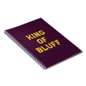 Bluff King Spiral Foto Notebook Notizblock (Rechte Seite)