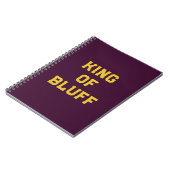 Bluff King Spiral Foto Notebook Notizblock (Linke Seite)