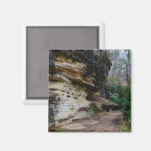Bluff Lined Walk Magnet (Vorderseite/Rückseite)