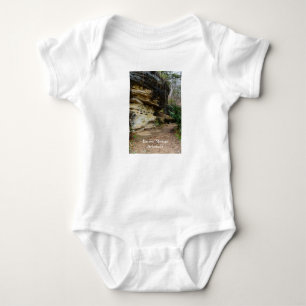 Bluff Lined Walkway Baby Strampler