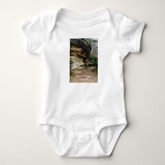 Bluff Lined Walkway Baby Strampler (Vorderseite)