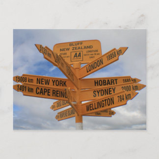 Bluff, Neuseeland Postkarte