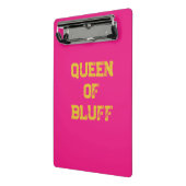 Bluff Queen Mini Clipboard Klemmbrett (Gewinkelt2)
