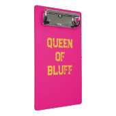 Bluff Queen Mini Clipboard Klemmbrett (Schrägansicht)