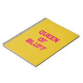 Bluff Queen Spiral Foto Notebook Notizblock (Linke Seite)