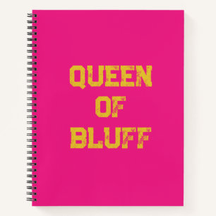 Bluff Queen Spiral Notebook Notizblock