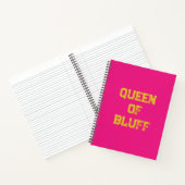 Bluff Queen Spiral Notebook Notizblock (Innenseite)