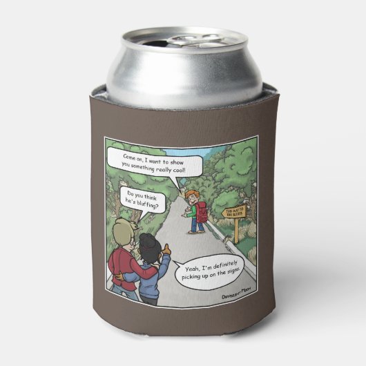Bluffing Funny Can Cooler Dosenkühler (Kanne Vorderseite)