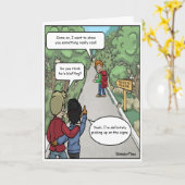 Bluffing Funny Geburtstagskarte Karte (Gelbe Blume)