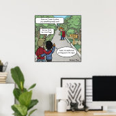 Bluffing Funny Poster (Heimbüro)