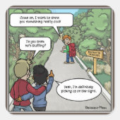 Bluffing Funny Stickers (Vorderseite)