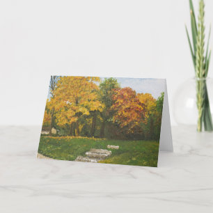 Bluffside in der Herbst-Gruß-Karte Karte