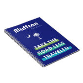 Bluffton South Carolina Die weniger gefahrene Stra Notizblock (Rechte Seite)