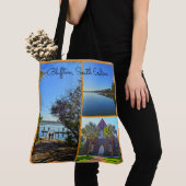 Bluffton South Carolina Lowcountry Collage Tasche (Von Nahem)