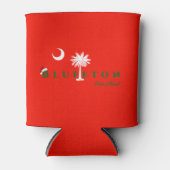 Bluffton Staat Mind Weihnachtsfeiertag Red Green Dosenkühler (Vorderseite)