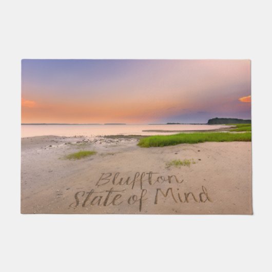 Bluffton State of Mind In den Sand geschrieben SC Fußmatte (Vorderseite)