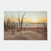 Bluffton State of Mind In den Sand geschrieben SC Fußmatte (Vorderseite)