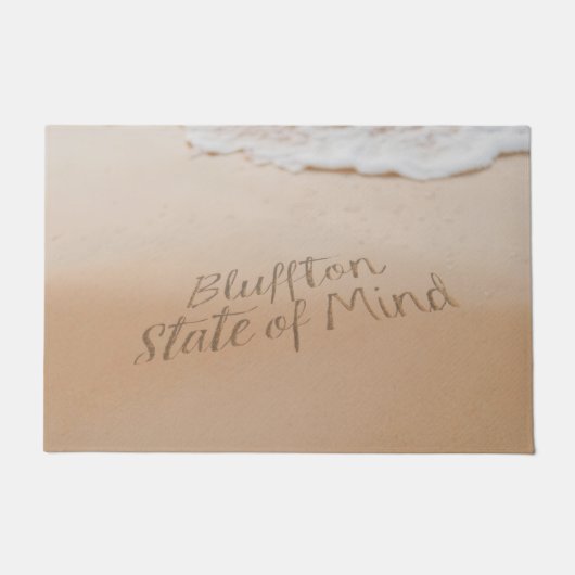 Bluffton State of Mind In den Sand geschrieben SC Fußmatte (Vorderseite)