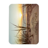 Bluffton State of Mind In den Sand geschrieben SC Magnet (Vertikal)