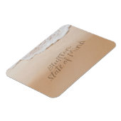Bluffton State of Mind In den Sand geschrieben SC Magnet (Linke Seite)