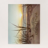 Bluffton State of Mind In den Sand geschrieben SC  Puzzle (Vertikal)