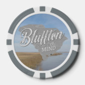 Bluffton State of Mind Lowcountry South Carolina Pokerchips (Vorderseite)