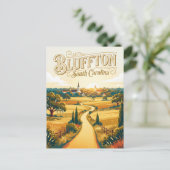 Bluffton USA Postkarte (Stehend Vorderseite)