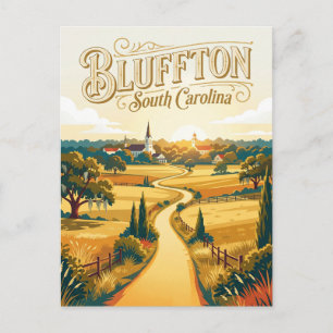 Bluffton USA Postkarte