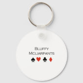 Bluffy Mcliarpants T - Shirt Schlüsselanhänger (Vorderseite)