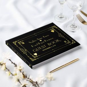 Blüh Art Deco Casino Las Vegas Poker Hochzeit Gästebuch