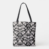 Blüh Damask Art. I 2Way Black + Cream Tasche (Rückseite)