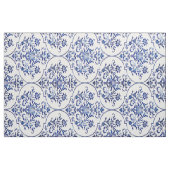 Blüh Damask Muster - blau + Ihre Idee Stoff (Fat Quarter (45,7 x 55,9 cm))