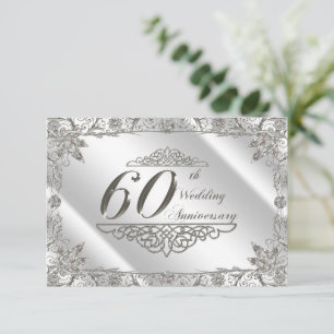 Blüh Diamond 60. Hochzeitstag UAWG RSVP Karte