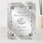 Blüh Diamond 60 Jahre Jubiläum 8,5 x 11 Karte (Vorderseite)