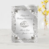 Blüh Diamond 60-Jährige Grußkarte Karte (Gelbe Blume)