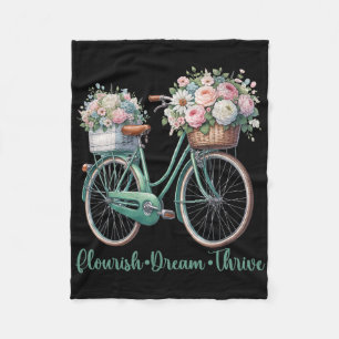 Blüh Dream Thrive Blumenbike Subtle 8647 Trum Fleecedecke