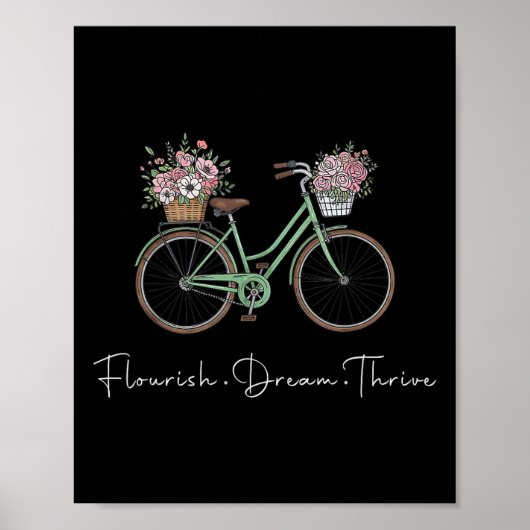Blüh Dream Thrive Blumenbike Subtle 8647 Trum Poster (Vorne)
