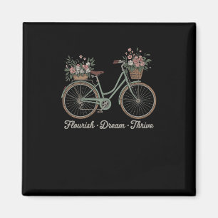 Blüh Dream Thrive Blumenbike Trump Subtle Res Magnet
