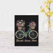 Blüh Dream Thrive Floral Karte (Gelbe Blume)