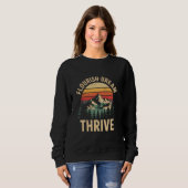 Blüh Dream Thrive Resist Protest Sweatshirt (Vorne ganz)