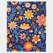 Blüh & Glow 60x80 Fleece Blanket (Vorderseite)