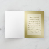 Blüh Gold 50. Hochzeitstag Karte (Innenseite)