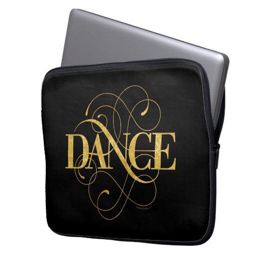 Blüh (Gold) Laptopschutzhülle (Vorderseite Links)