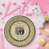 Blüh Golden Wedding Anniversary Paper Plate Pappteller (Party)