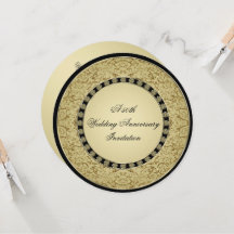 Blüh Golden Wedding Jubiläum Einladung