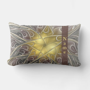 Blüh mit dem modernen, Abstrakten Blume-Namen Lendenkissen