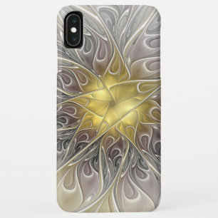 Blüh mit Gold Moderne Abstrakte Fraktal Blume Case-Mate iPhone Hülle