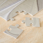 Blüh mit Gold Moderne Abstrakte Fraktal Blume Puzzle (Seite)