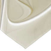 Blüh mit Gold Moderne Abstrakte Fraktal Blume Tischdecke (Schrägansicht)