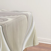 Blüh mit Gold Moderne Abstrakte Fraktal Blume Tischdecke (Beispiel)